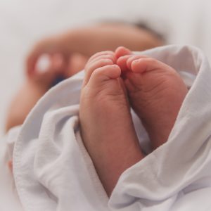 Fertility - picture of baby's feet